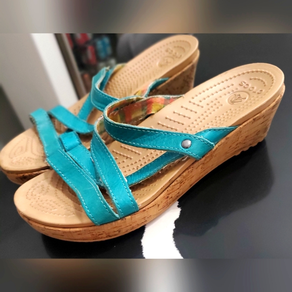 Crocs ladies sandals, size 6